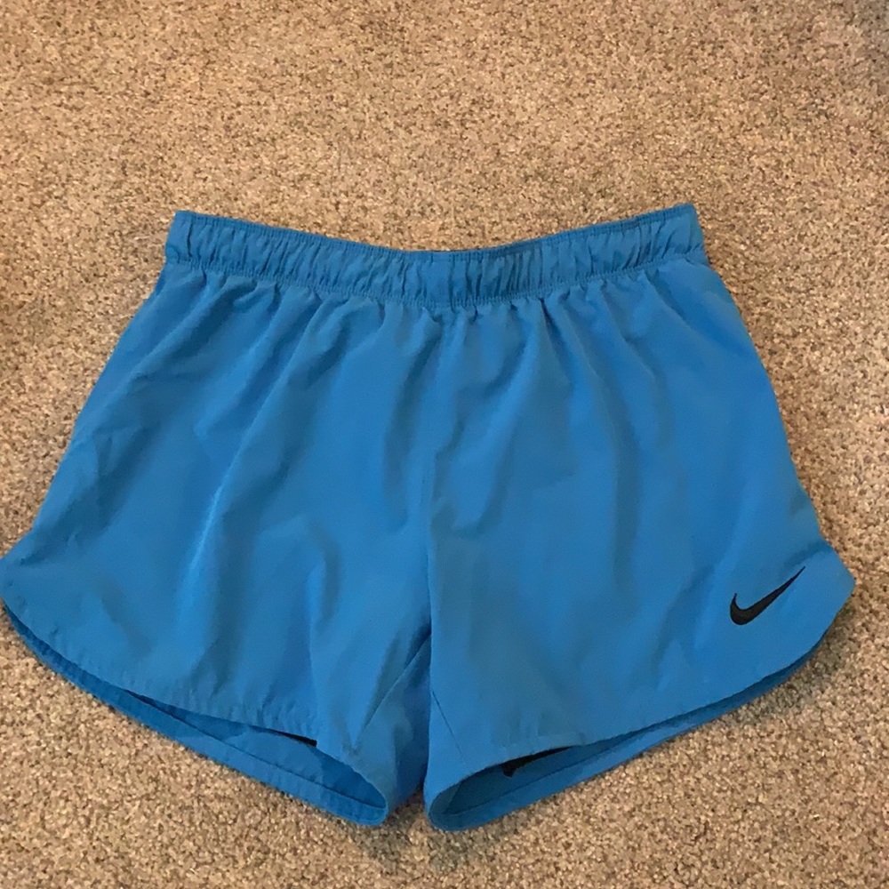 Blue Nike Shorts with Spandex